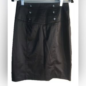 BCX Black Dressy Pencil Skirt